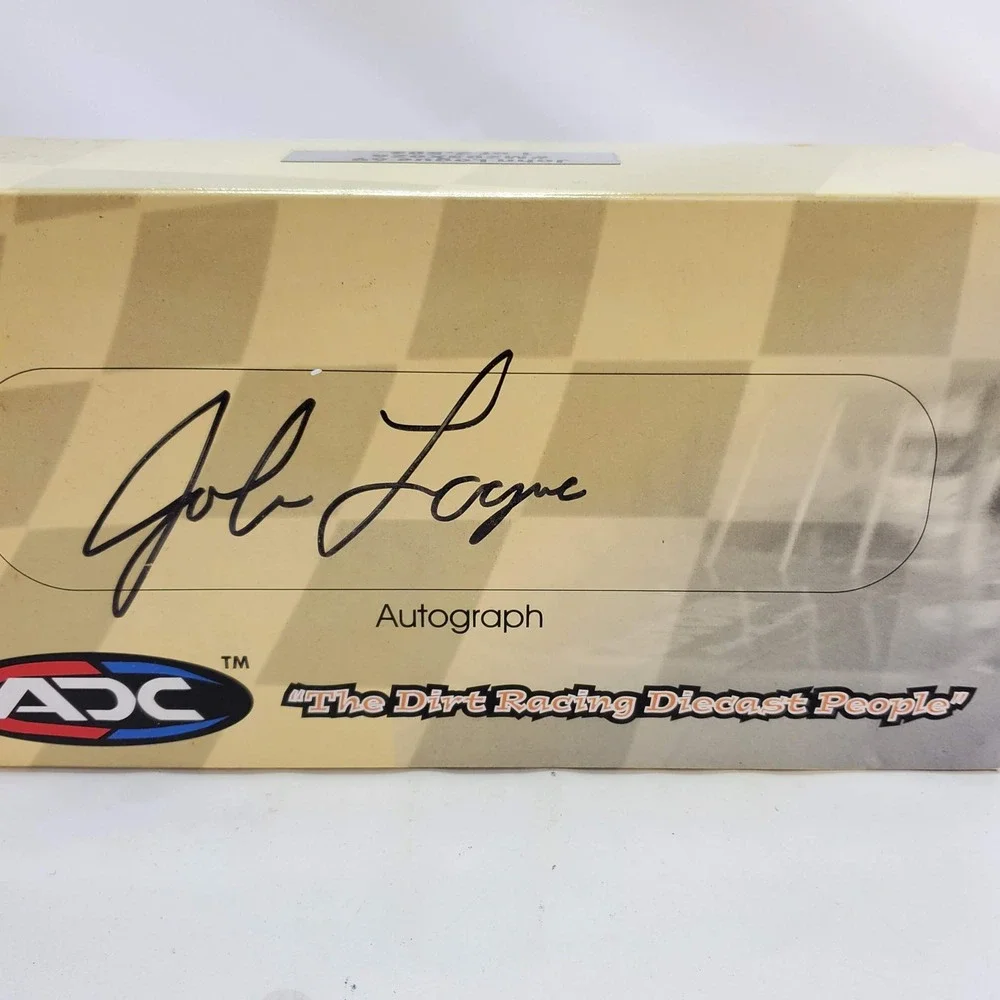 ADC John Logue 69 Dirt Modified Diecast 1:24 White Autographed 2003 Limited Ed